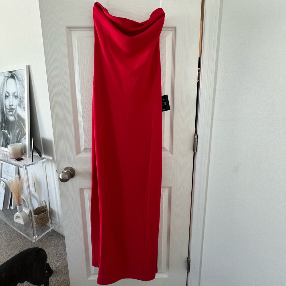 Lulu's Vibrant Red Dress